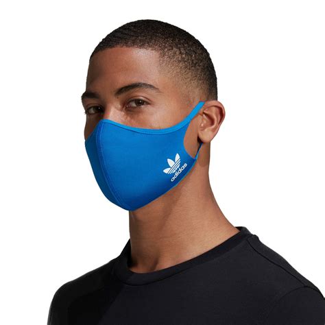 adidas blauw mondkapje|adidas Mondkapje 3.